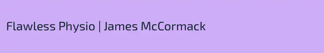 Flawless Physio | James McCormack